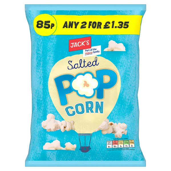 JACK'S SALTED POPCORN 50G 85