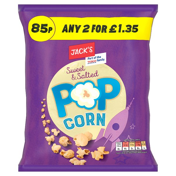 JACKS POP CORN SWEET&SALTED