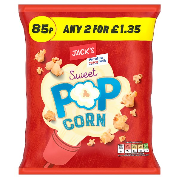 JACK'S SWEET POPCORN -50G