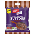 JACKS MILK CHCLTE BTNS PM150 90G