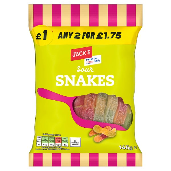 JKS SOUR SNAKE PM100 2/PM175 140G