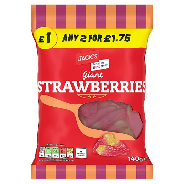 JACK'S GIANT STRAWBERRIES 140G1