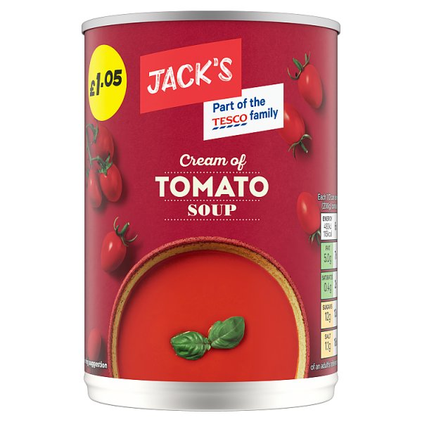 JACK'S CREAM OF TOMATO SOUP 400GG