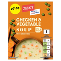 JACKS CKN&VEG CUP SOUP PM155 5X22G