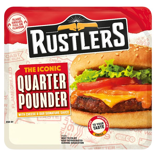 RUSTLERS QTR POUNDER PM260 190G