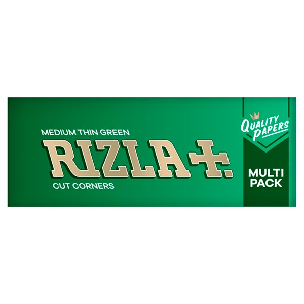 RIZLA REGULAR GREEN MULTIPACK 5 X 50S