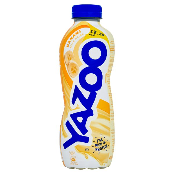 YAZOO BANANA MILK DRINK 400ML RRP £1.29