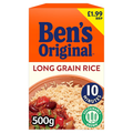 BEN'S ORIGINAL LONG GRAIN RICE £1.99 500G