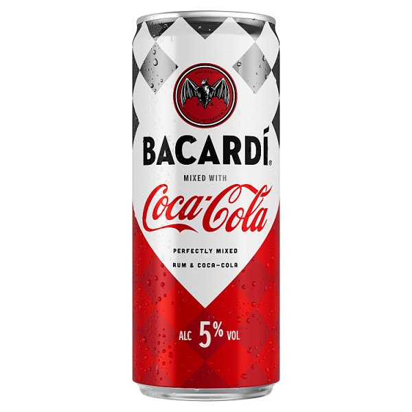 BACARDI & COCA-COLA 250ML