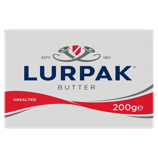 LURPAK UNSALTED BUTTER 200G