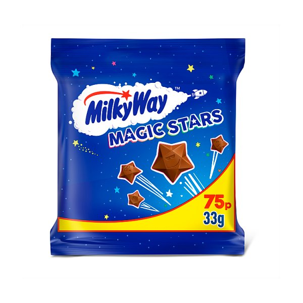 MILKY WAY MAGIC STARS MILK CHOCOLATE BAG £0.75 PMP 33G