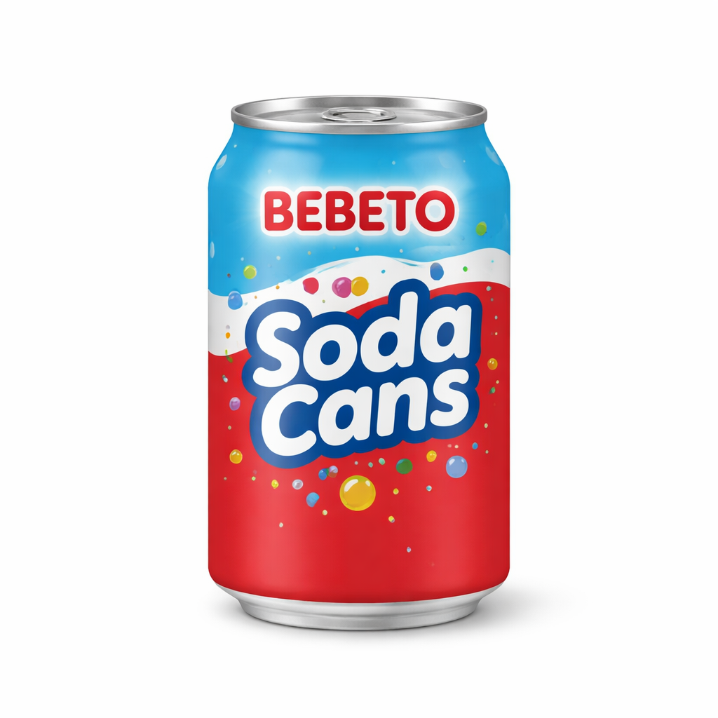 BEBETO SODA CANS