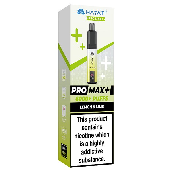 HAYATI PRO MAX+ 6K PREFILLED POD KIT LEMON LIME / 20MG