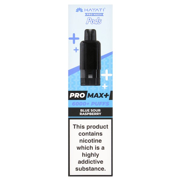 HAYATI PRO MAX+ BLUE SOUR RASPBERRY PODS 20MG