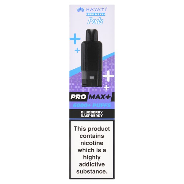 HAYATI PRO MAX+ 6K PREFILLED REPLACEMENT PODS BLUEBERRY RASPBERRY / 20MG