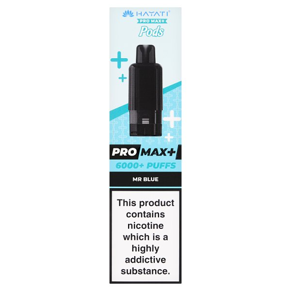 HAYATI PRO MAX+ 6K PREFILLED REPLACEMENT PODS MR BLUE / 20MG