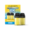 HAYATI PRO MAX+ 6K PREFILLED REPLACEMENT PODS PINEAPPLE ICE / 20MG
