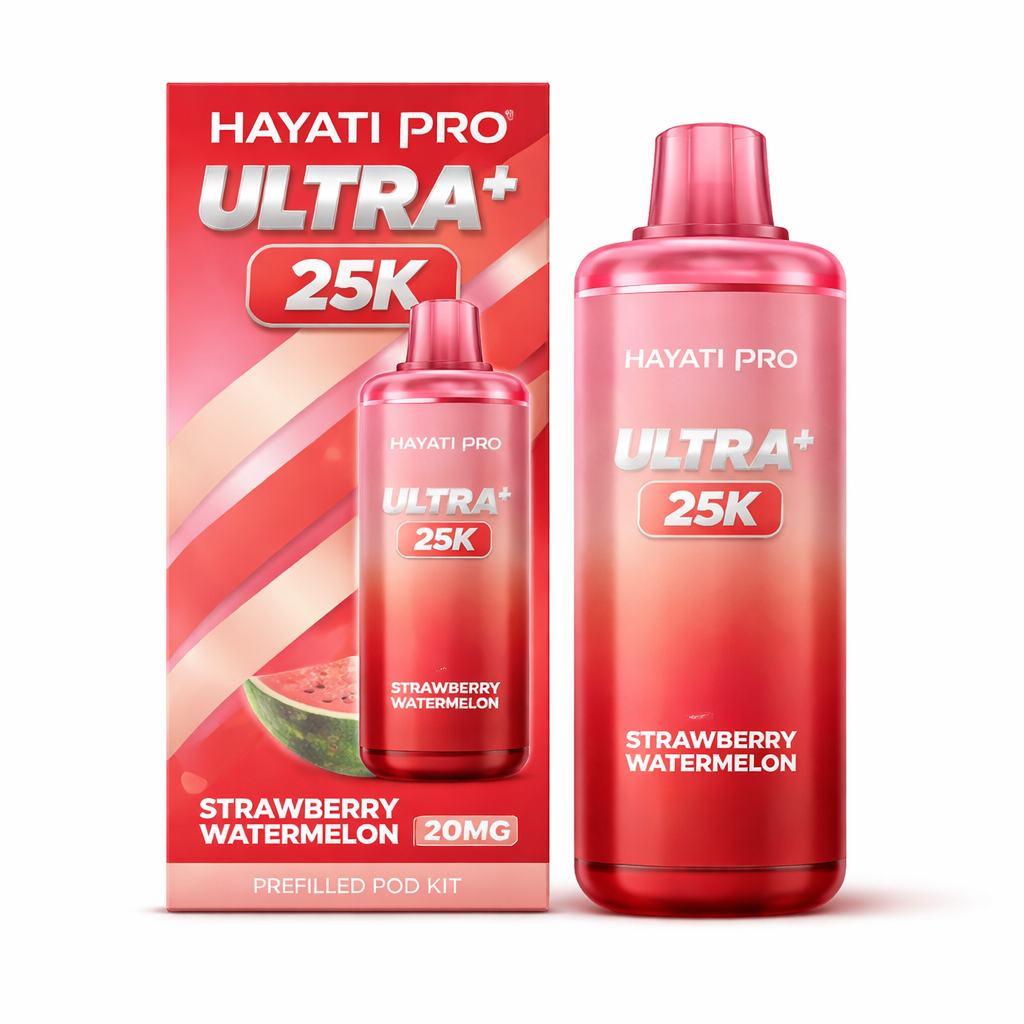 HAYATI PRO ULTRA+ 25K PREFILLED POD KIT STRAWBERRY WATERMELON / 20MG