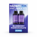 HAYATI PRO MAX+ 6K PREFILLED REPLACEMENT PODS BLUEBERRY POMEGRANATE / 20MG