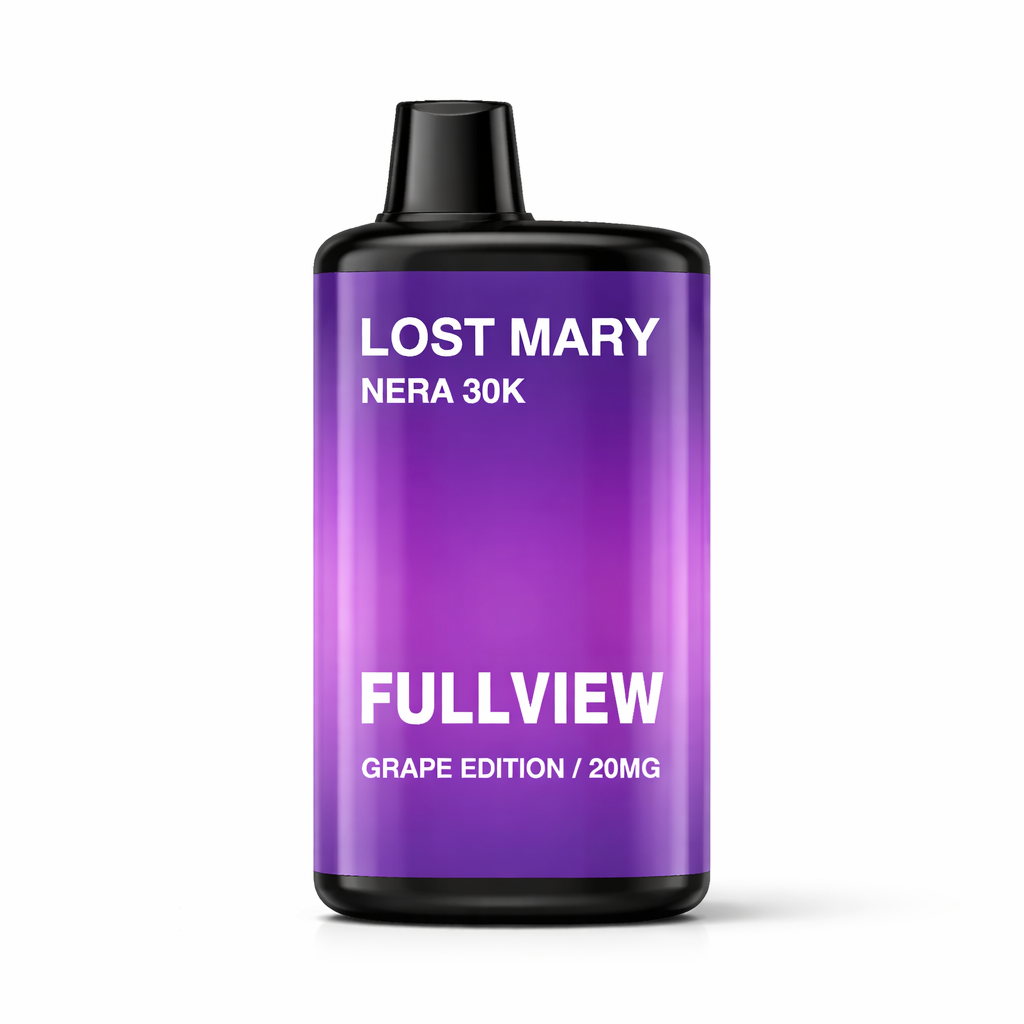 LOST MARY NERA 30K FULLVIEW 20MG LEGAL BIG PUFF DEVICE GRAPE EDITION / 20MG