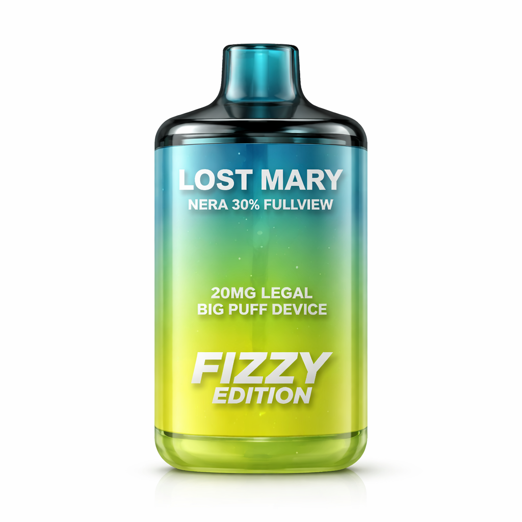 LOST MARY NERA 30K FULLVIEW 20MG LEGAL BIG PUFF DEVICE FIZZY EDITION / 20MG