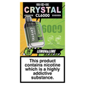 SKE CRYSTAL CL6000 LEGAL BIG PUFF DEVICE LEMON & LIME / 20MG