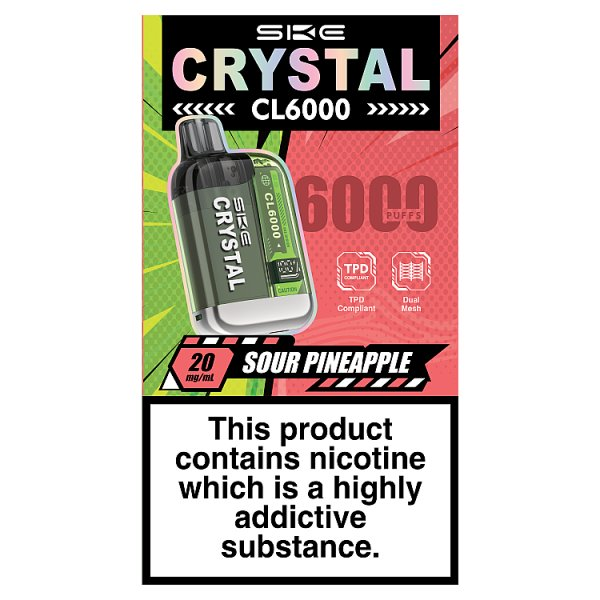 SKE CRYSTAL CL6000 SOUR PINEAPPLE 20MG/ML (1)