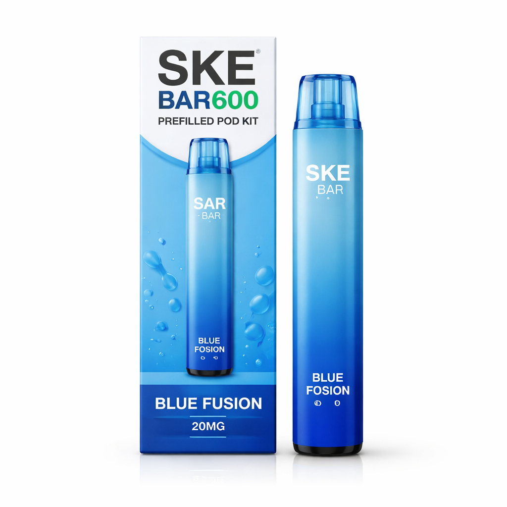 SKE BAR 600 PREFILLED POD KIT BLUE FUSION / 20MG