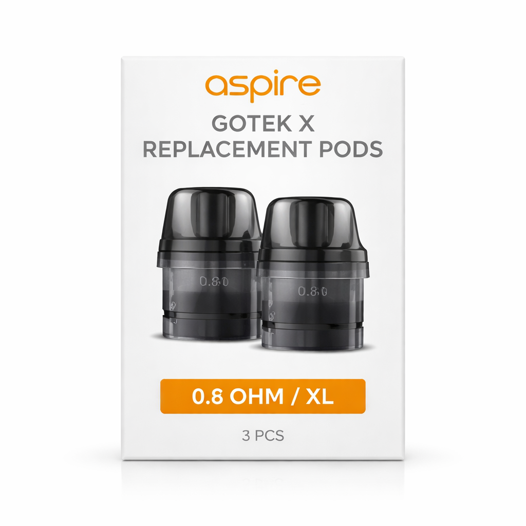 ASPIRE GOTEK X REPLACEMENT PODS 0.8 OHM / XL