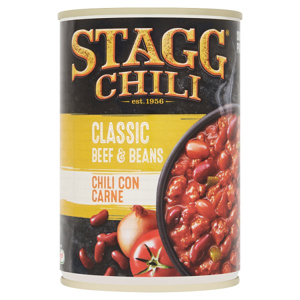 STAGG CHILI CLASSIC BEEF & BEANS CHILI CON CARNE 400G