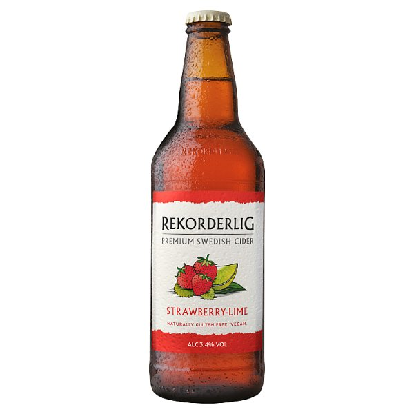 REKORDERLIG STRAWBERRY/LIME 500ML