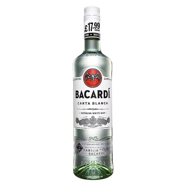 BACARD CARTA BLANCA SUPERIOR WHITE RUM, 70CL