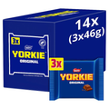 YORKIE MILK CHOCOLATE BAR 3 PACK MULTIPACK 138G
