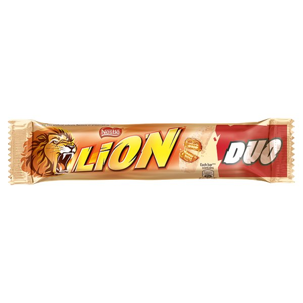 LION WHITE CHOCOLATE DUO BAR 60G