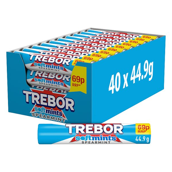 TREBOR SOFT SPEARMINT PM69 44.9G