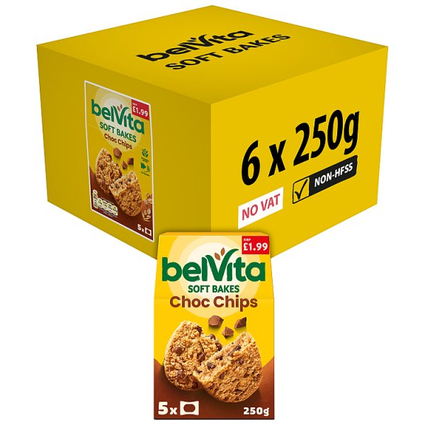 BELVITA SOFT BAKE CHOC PM199 250G