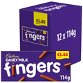 CAD MILK CHOC FINGERS PM165 114G