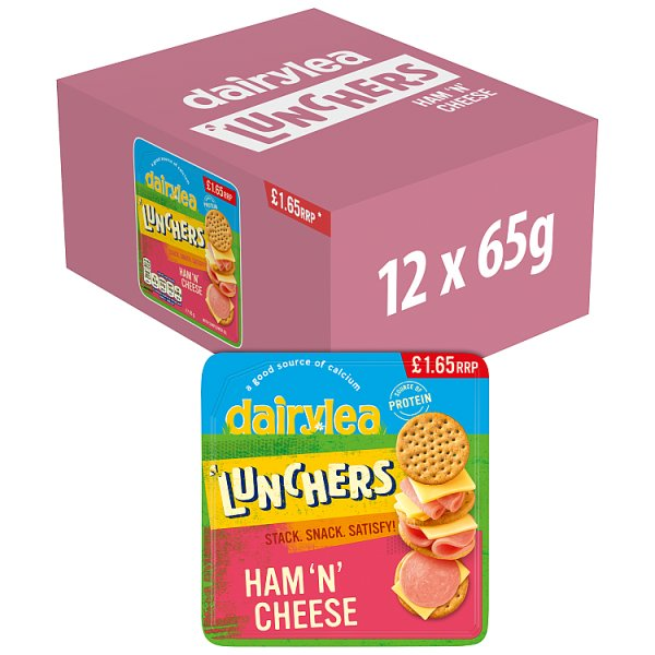 LUNCHERS HAM&CHEESE PM165 65G