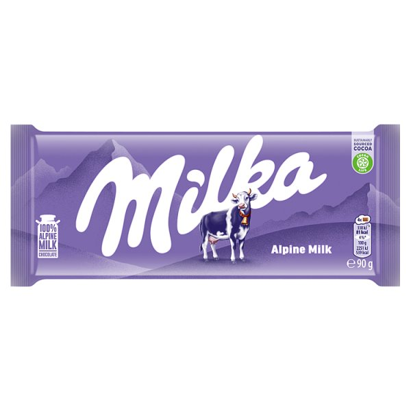 MILKA ALPINE BLOCK 90G