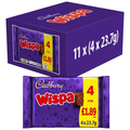 CADBURY WISPA CHOCOLATE BAR 4 PACK MULTIPACK £1.89 PMP 94.8G