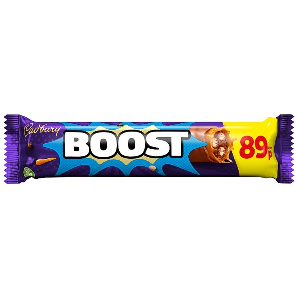 CADBURY BOOST CHOCOLATE BAR 89P PMP 48.5G