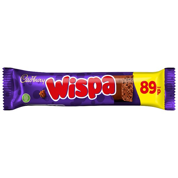 CADBURY WISPA CHOCOLATE BAR 89P PMP 36G
