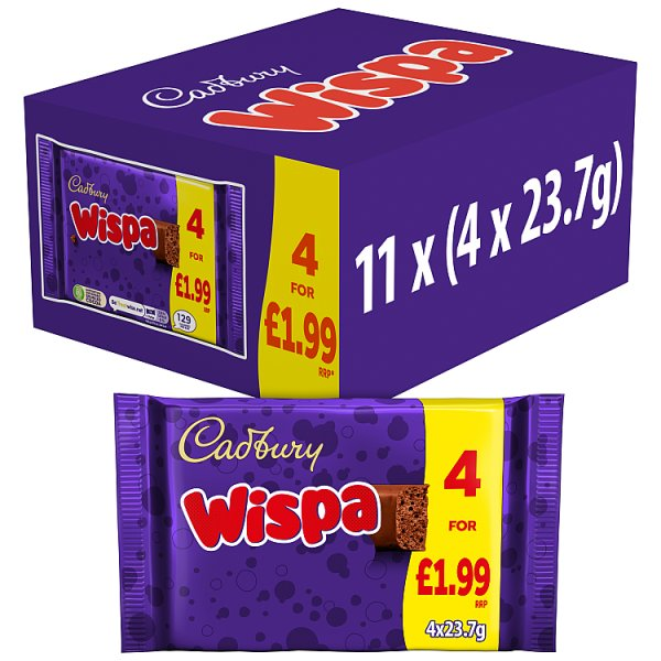 CADBURY WISPA MULTIPK PM199 4PK
