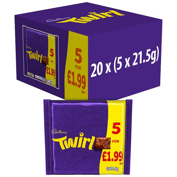 CADBURY TWIRL MULTIPK PM199 5PK