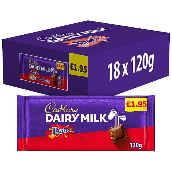 CADBURY DAIRY MLK DAIM PM195 120G