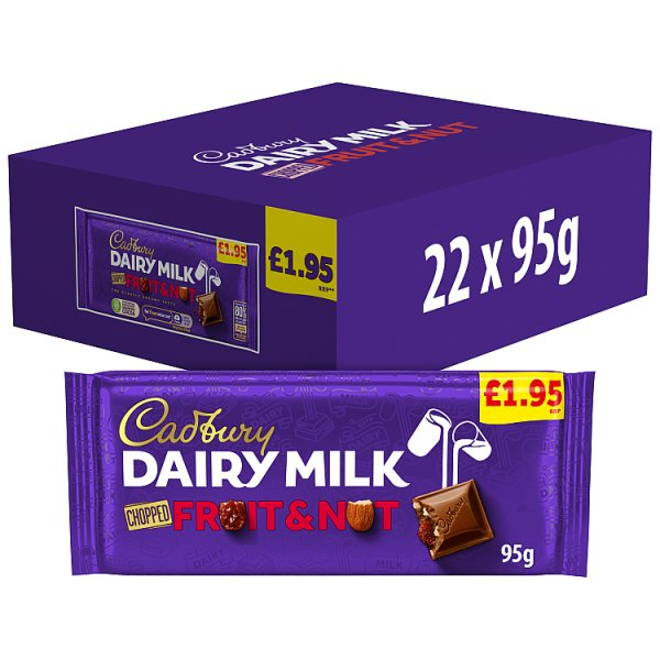 CADBURY DM FRUIT & NUT PM195 95G