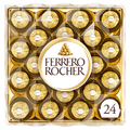 FERRERO ROCHER MILK CHOCOLATE HAZELNUT PRALINES GIFT BOX OF CHOCOLATES 24 PIECES 300G