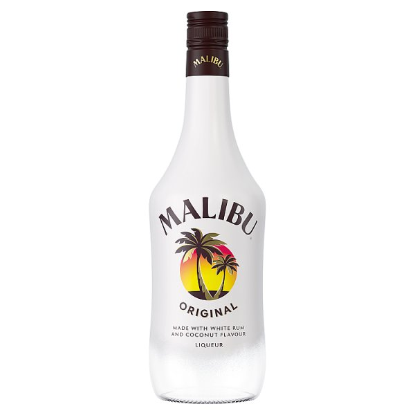 MALIBU ORIGINAL WHITE RUM WITH COCONUT FLAVOUR 70CL
