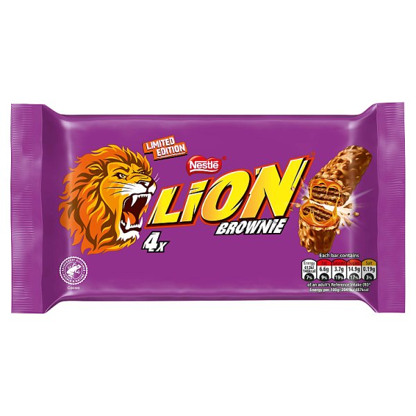 LION BROWNIE 4PK 4X30G