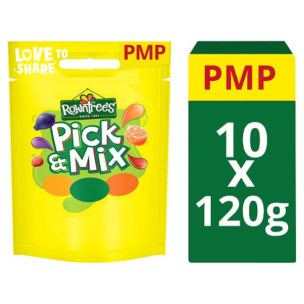 ROWNTREE'S PICK & MIX SWEETS SHARING BAG 120G PMP £1.25